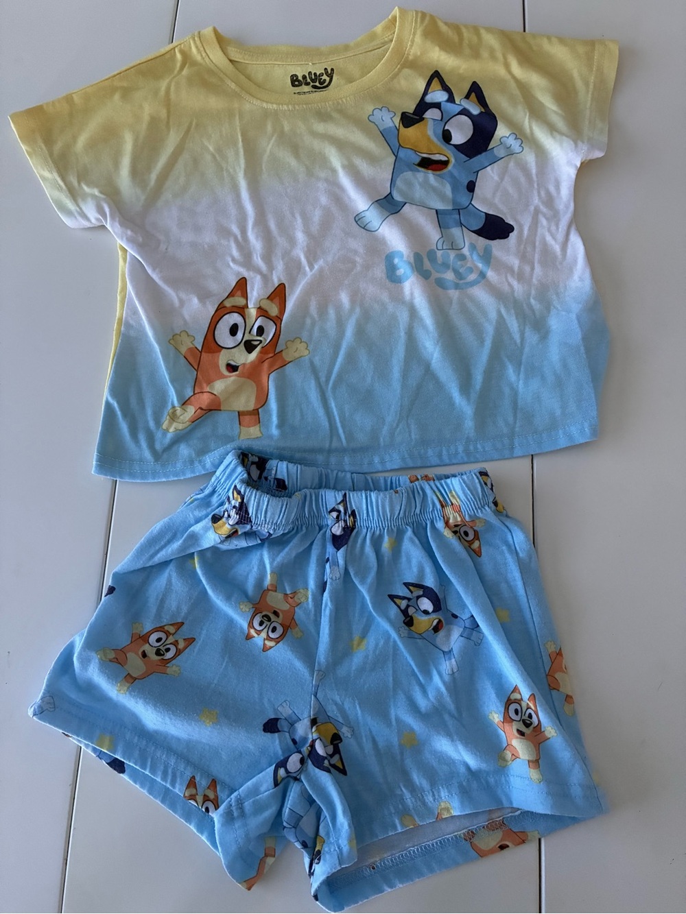 Bluey girls small pajama set